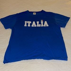 Italia blue t-shirt